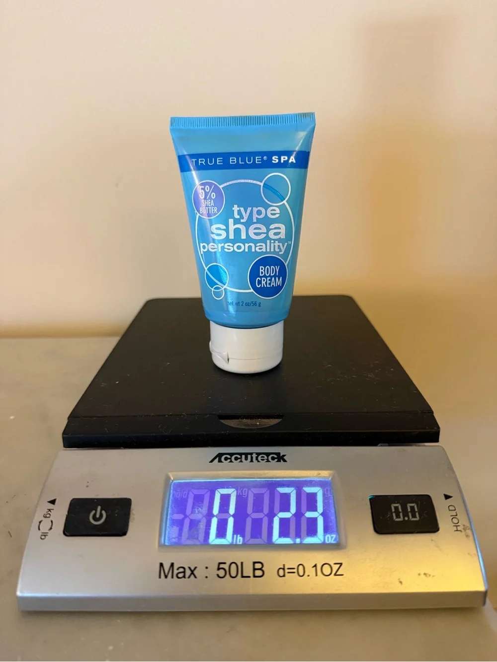 Bath & Body Works True Blue Spa Body Cream Shea Personality 2 oz Discontinued